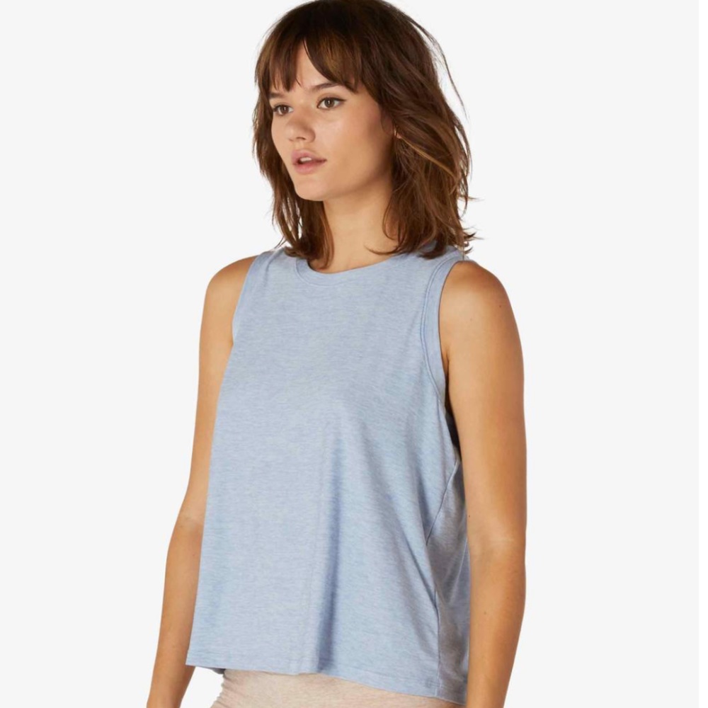 Beyond Yoga Featherweight Muscle Tank Sz L